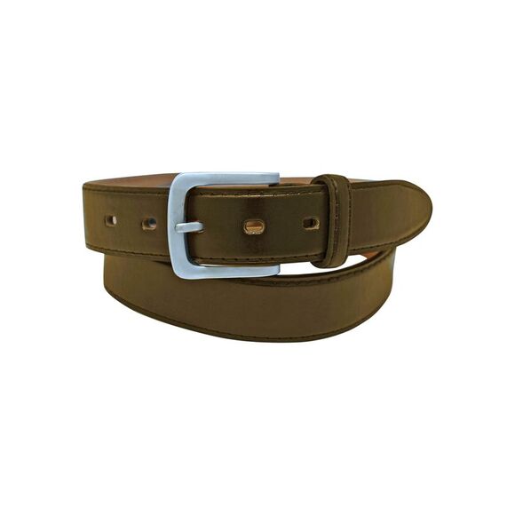 Men's Leather Zipper Money Belt - Picture 1 of 8